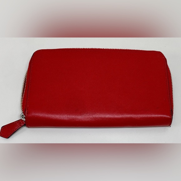 VERA BRADLEY Tango Red Faux Leather Zip Closure Women’s Wallet - Picture 8 of 13